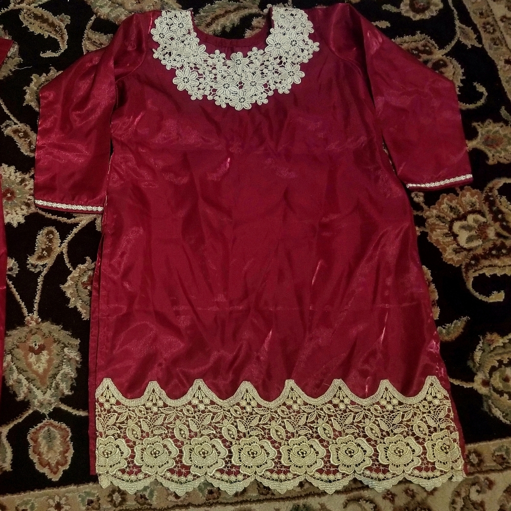 Indian Pakistani dress salwar Kameez Patiala